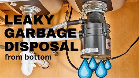 insinkerator garbage disposal leaking from bottom|Garbage Disposal Leaking at the Discharge